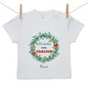 Tricou cu mânecă scurtă Coroniță al doilea meu Crăciun