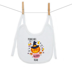 Bavetă cu șnur Primul meu Halloween dovleac