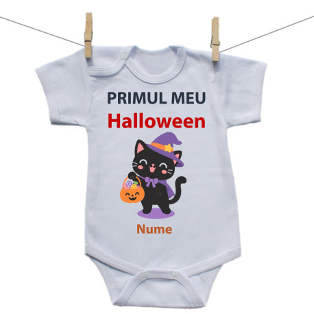 Body cu mânecă scurtă Primul meu Halloween