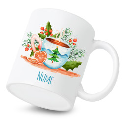 Cană din ceramică Timp pentru turtă dulce
