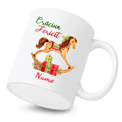 Cană din ceramică Căluț balansoar
