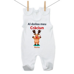 Salopetă Al doilea meu Crăciun cu renișorul