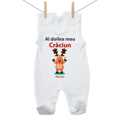 Salopetă Al doilea meu Crăciun cu renișorul