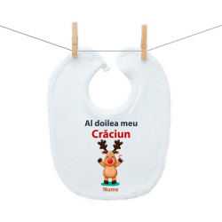 Bavetă cu capse Al doilea meu Crăciun cu renișorul