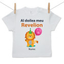 Tricou cu mânecă scurtă Al doilea meu Revelion cu un leuț
