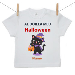 Tricou cu mânecă scurtă Al doilea meu Halloween
