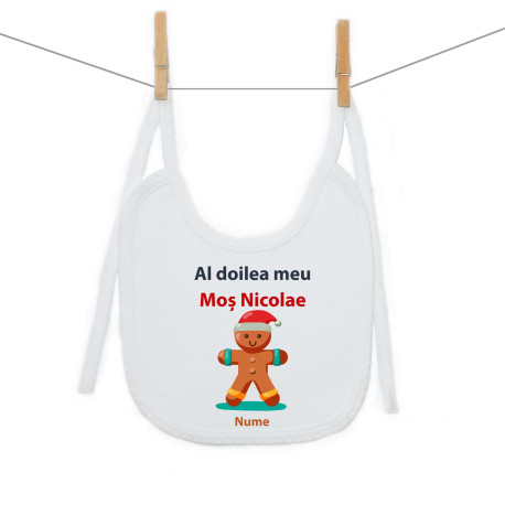 Bavetă cu șnur Al doilea meu Moș Nicolae cu turtă dulce Bavetă cu șnur Al doilea meu Moș Nicolae cu turtă dulce