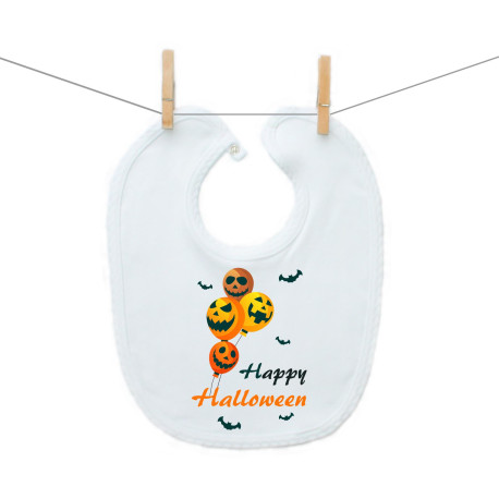 Bavetă cu capse Happy Halloween Bavetă cu capse Happy Halloween